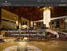 Tablet Screenshot of hongkong.intercontinental.com