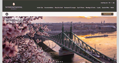 Desktop Screenshot of budapest.intercontinental.com